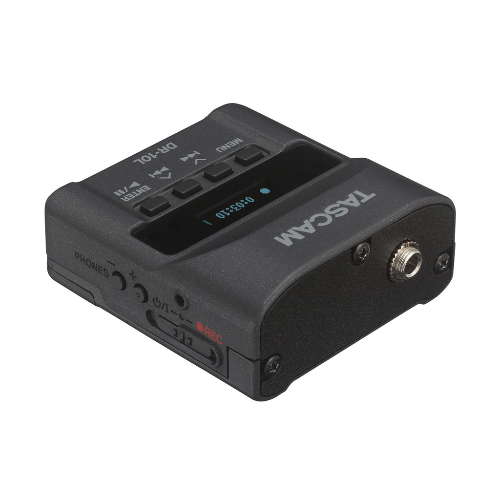 Tascam DR-10L Ultra-Compact Audio Field Recorder With Lavalier Mic