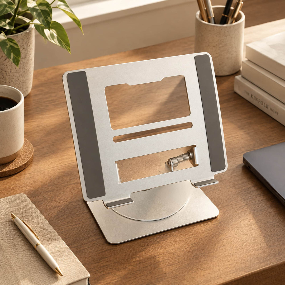 Rotating Electronics Stand
