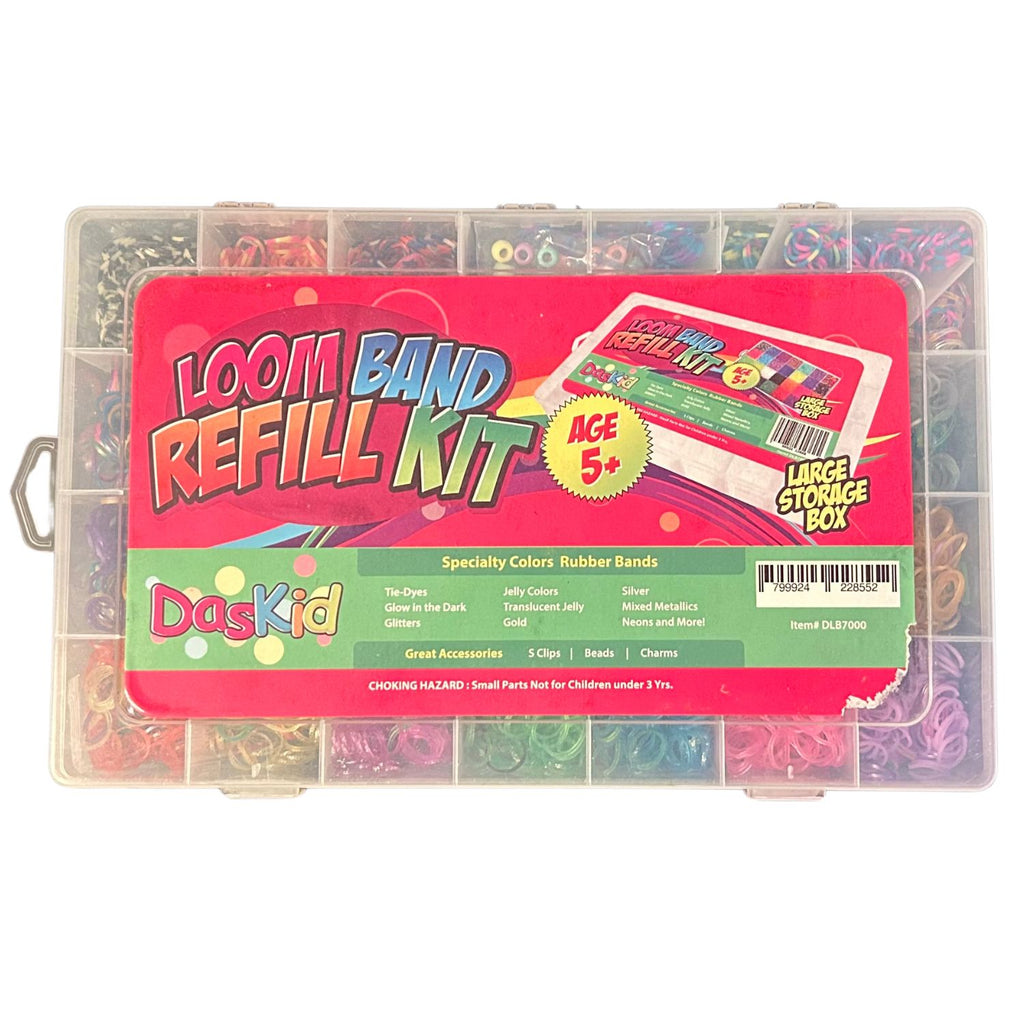 DasKid Loom Band Refill Kit (Item# DLB7000)