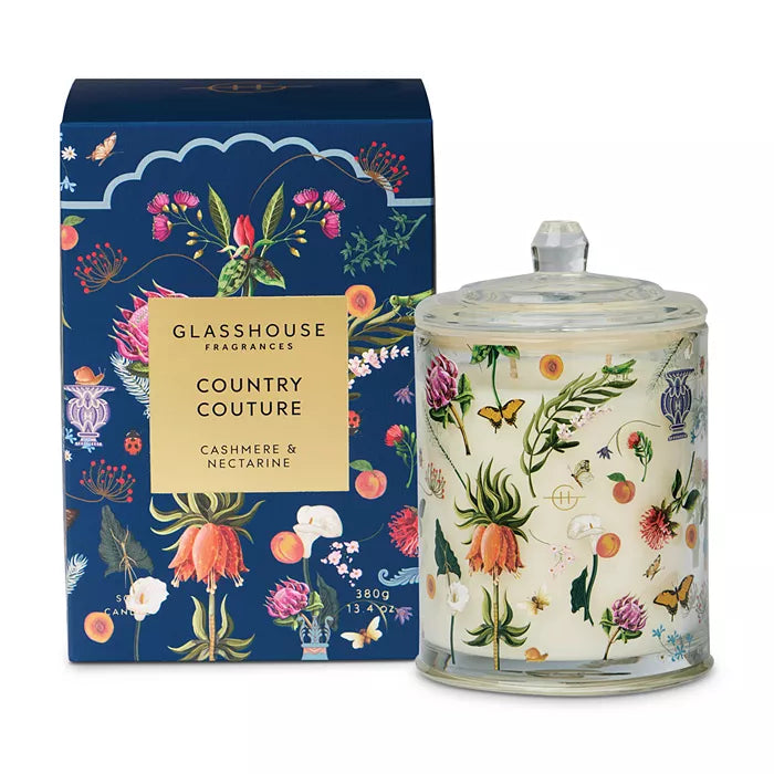 Glasshouse Fragrances Country Couture Candle, 13.4 oz.
